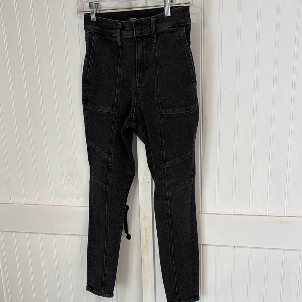 Express skinny, high rise, Black Jeans size 0S
